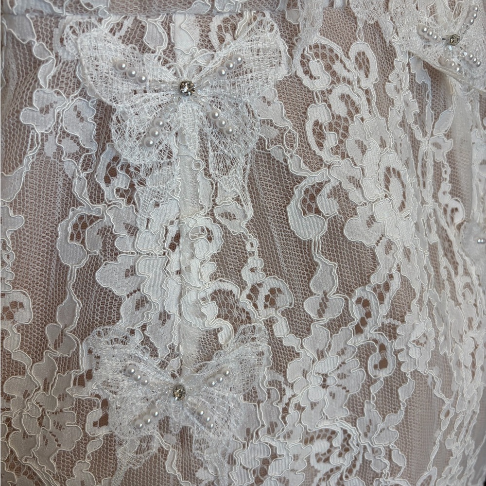 NWOT $950 Bronx and Banco Colette Embellished Rhinestones Mini Dress - Picture 8 of 9